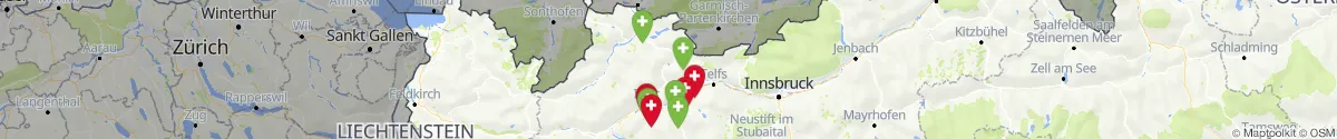 Map view for Pharmacies emergency services nearby Nassereith (Imst, Tirol)